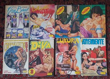 Lotto 8 fumetti vari Ilona Cappuccetto Diva altro
