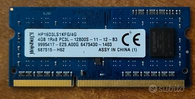 Kingstone 4GB 12800 1600MHZ DDR3L