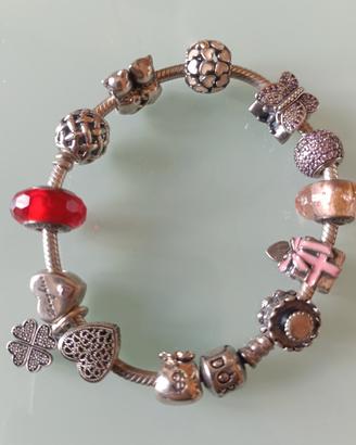 Bracciale Pandora con 13 Charms 