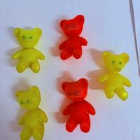 5 Orsacchiotti sovietici vintage Bummi del 1970