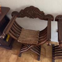 Poltrone legno vintage