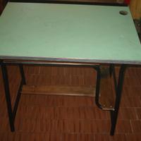 banco scuola vintage anni 70