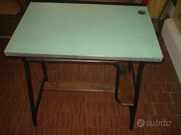 banco scuola vintage anni 70
