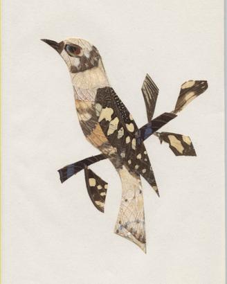 COMPOSIZIONE REALIZZATA CON ALI DI FARFALLE