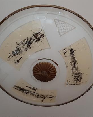 LAMPADARIO a forma di DISCO VOLANTE