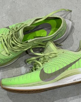 Scarpe da corsa , Nike ZOOM verde fluo