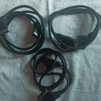 Lotto 3 cavi SCART 1m TV / Decoder / Console retrò