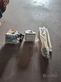 Faro alogeno doppio 2x500W con treppiede (8 pezzi)