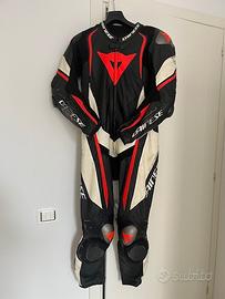 tuta Dainese Kyalami tg 50  pelle canguro traforat