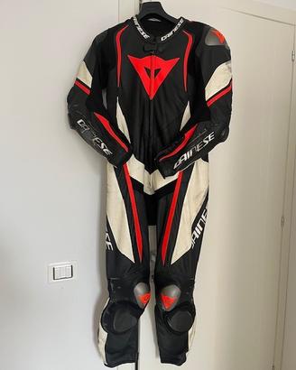 tuta Dainese Kyalami tg 50  pelle canguro traforat