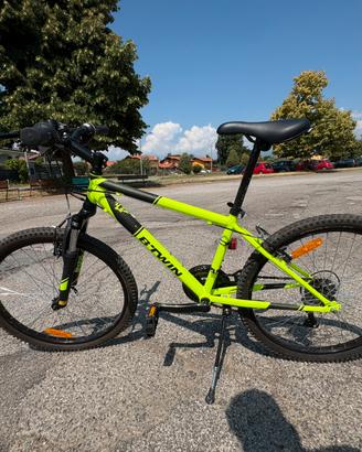 Bici MTB B’TWIN verde fluo