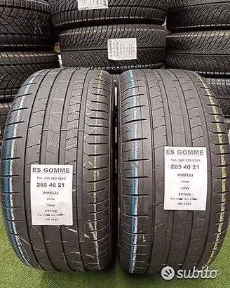 2 gomme 285 40 21 pirelli RIF1020