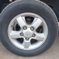 Cerchi in lega 17". 5 fori,usati originali Toyota