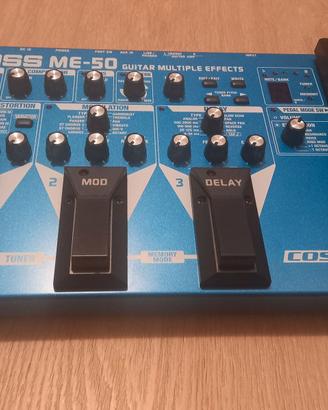 Pedaliera boss me-50 per chitarra