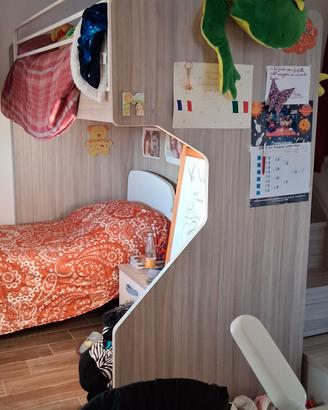 cameretta - struttura letto a castello
