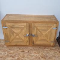 Mobile Madia Legno quercia rustico industriale