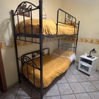 Letto a castello in ferro battuto 