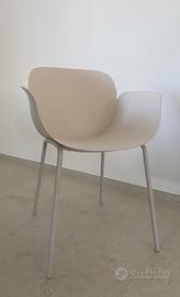 Set 4 Sedie Moderne –Bianco Pietra