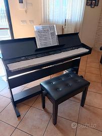 Pianoforte elettrico con sgabello
