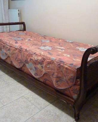 Letto a barca con cassone - primi 900