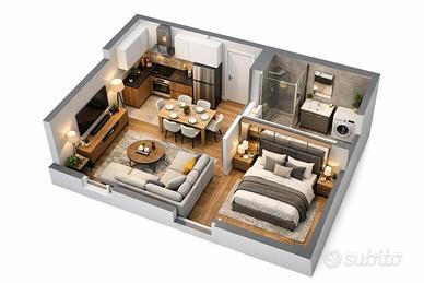 Bilocale a 5 minuti da Lambrate M2-750 euro