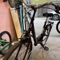 Bici da donna e bici da bambino