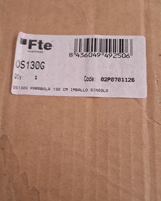 Parabola satelitare Fte OS130G 130 cm