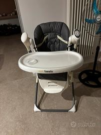 Sediolone per pappa + altalena +cassa bluetooth