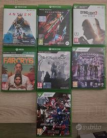Lotto 7 giochi Xbox