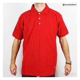 Polo manica corta Abarth very Vintage rossa XL