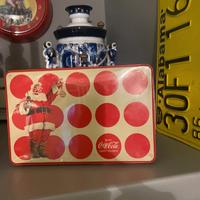 coca cola scatola  latta anni 80