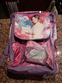 zaino scolastico bambina violetta 