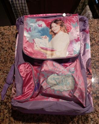 zaino scolastico bambina violetta 