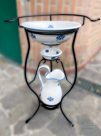 Set Lavabo Antico da Toeletta -Ceramica Deruta