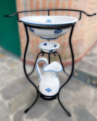 Set Lavabo Antico da Toeletta -Ceramica Deruta