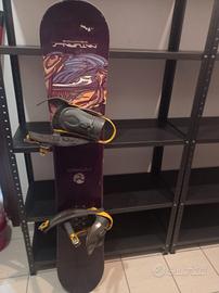 snowboard Nitro tavola freestyle con agganci 