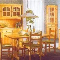 Soggiorno Completo Cod CGR30 Mobili Rustici Legno