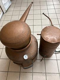 Alambicco in rame 50 litri