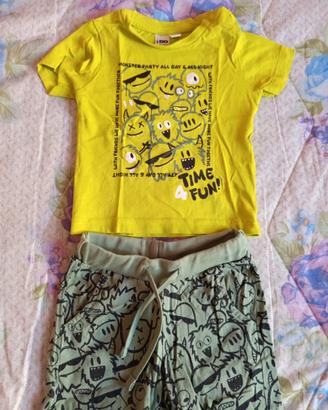 abbigliamento bambino estivo 6/9 9/12 mesi