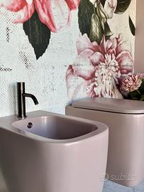 Coppia sanitari a terra Cipria