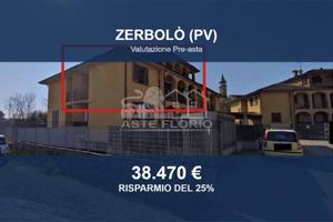 Immobile in asta di 92 m² con box auto a Zerbolò