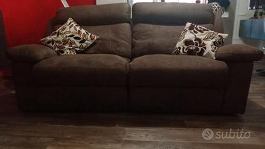 Divano doppia seduta, reclinabile 