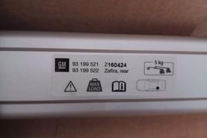 portapacchi originale opel