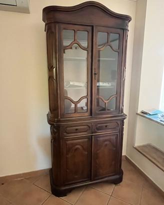 Credenza Vetrina in legno massello