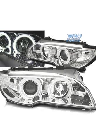 FARI BMW E46 COUPE CABRIO 03-06 OCCHI ANGEL CCFL C