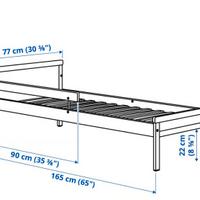 Lettino per bambini + materasso e copri materasso
