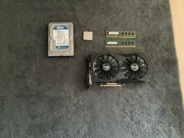 COMBO COMPONENTI PC :  RAM,HDD, CPU AMD, GPU ASUS