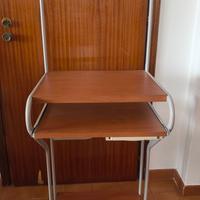 carrello scrivania porta computer 