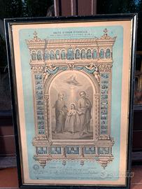 Grande Attestato religioso francese 1895