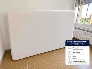 Materasso Matrimoniale Memory Foam 160×200 cm